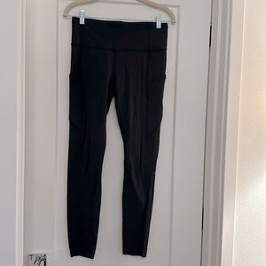 Lululemon Black Size 8 Fast and Free Leggings